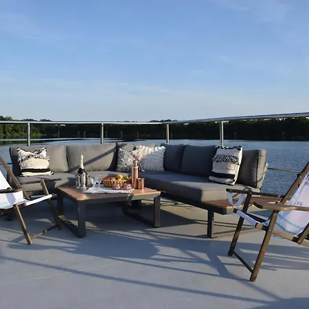 Lemuria Houseboat - Plywajacy Na Wodzie Вроцлав