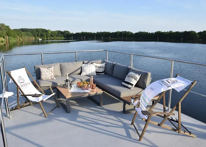 보트호텔 Lemuria Houseboat - Plywajacy Na Wodzie 브로츠와프