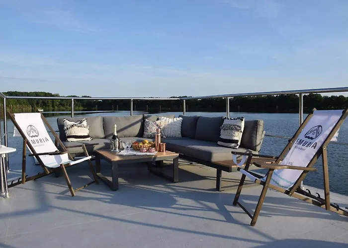 Lemuria Houseboat - Plywajacy Na Wodzie 브로츠와프